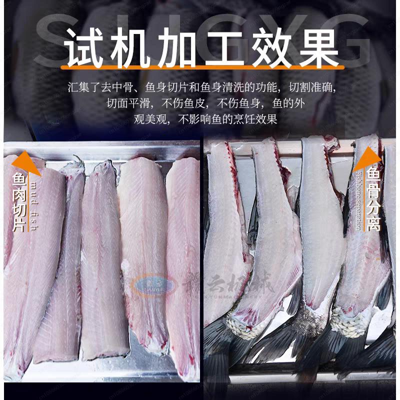 Automatic fish skin removal machine Medium desktop stainless steel fish skin peeling machine Multi-functional effect