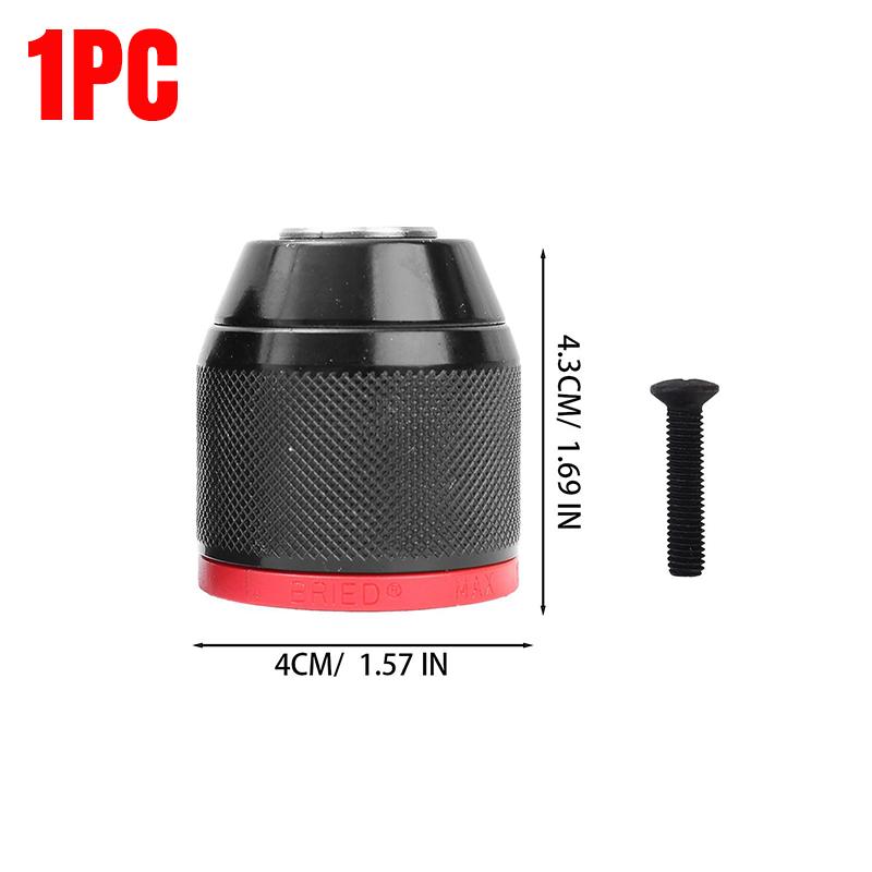 Metal Heavy Duty Drill Chuck Hex Shank Impact Drill Adapter Quick Release Conversion Head For Electric Drill Bits Hardware Tools