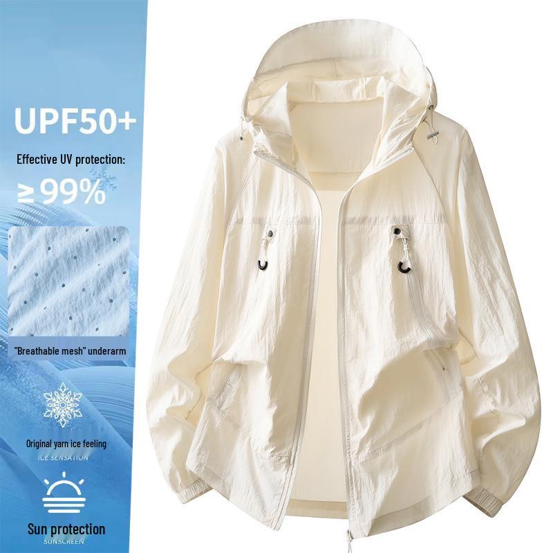 2026 Summer Breathable Ice-Fabric UPF50+ Sun Protection Jacket for Men and Women