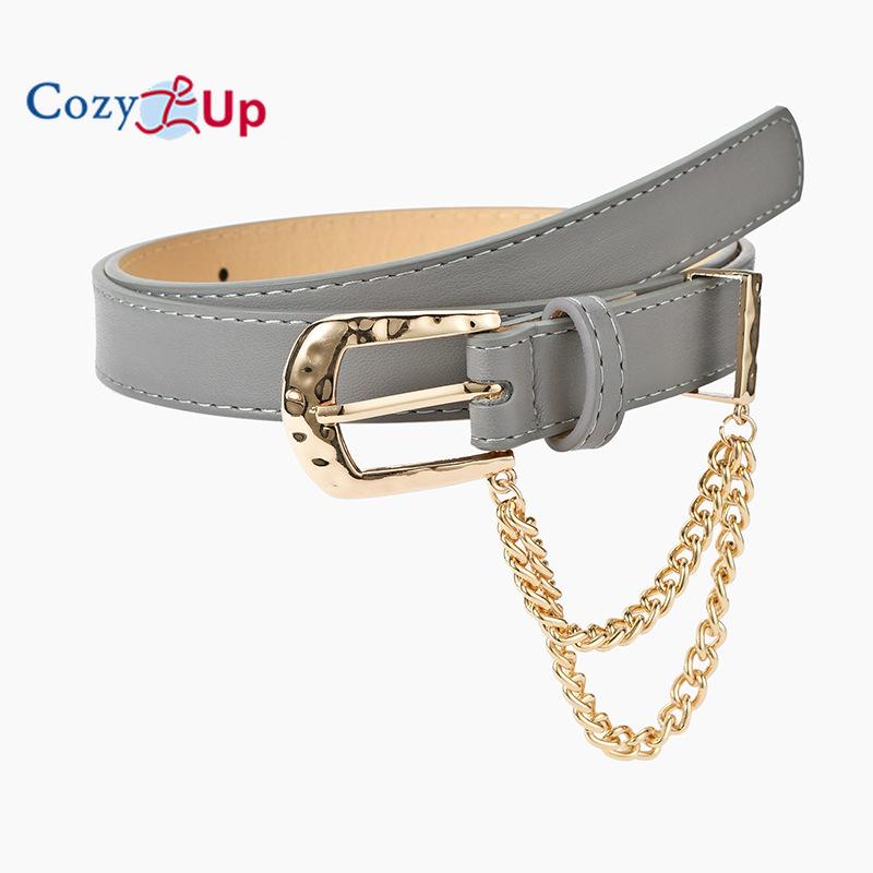 Pin Buckle Inlaid Short Chain Belt Jeans Decorative Clothing Belt Women
