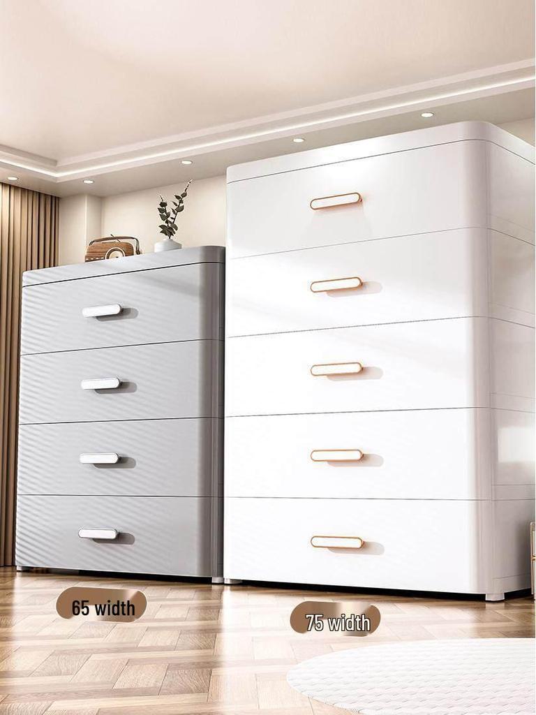 Thickened Drawer Storage Cabinet: Versatile Under-Desk, Living Room & Bedroom Organizer