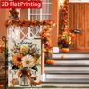 2D Flat - 2D Flat, Thanksgiving Welcome Autumn Welcome Mason Jar Garden Flag 2 (1) - Outdoor Garden Flag Double-Sided Home Decoration Courtyard Decor
