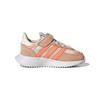 Adidas Originals Retropy F2 Abrasion Resistant Low top Toddler Shoes Beige Yellow Infant And Toddler H03462