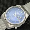 USED VINTAGE SEIKO 5 AUTOMATIC 6319A JAPAN MENS D/D BLUE WATCH 608a-a315017-9
