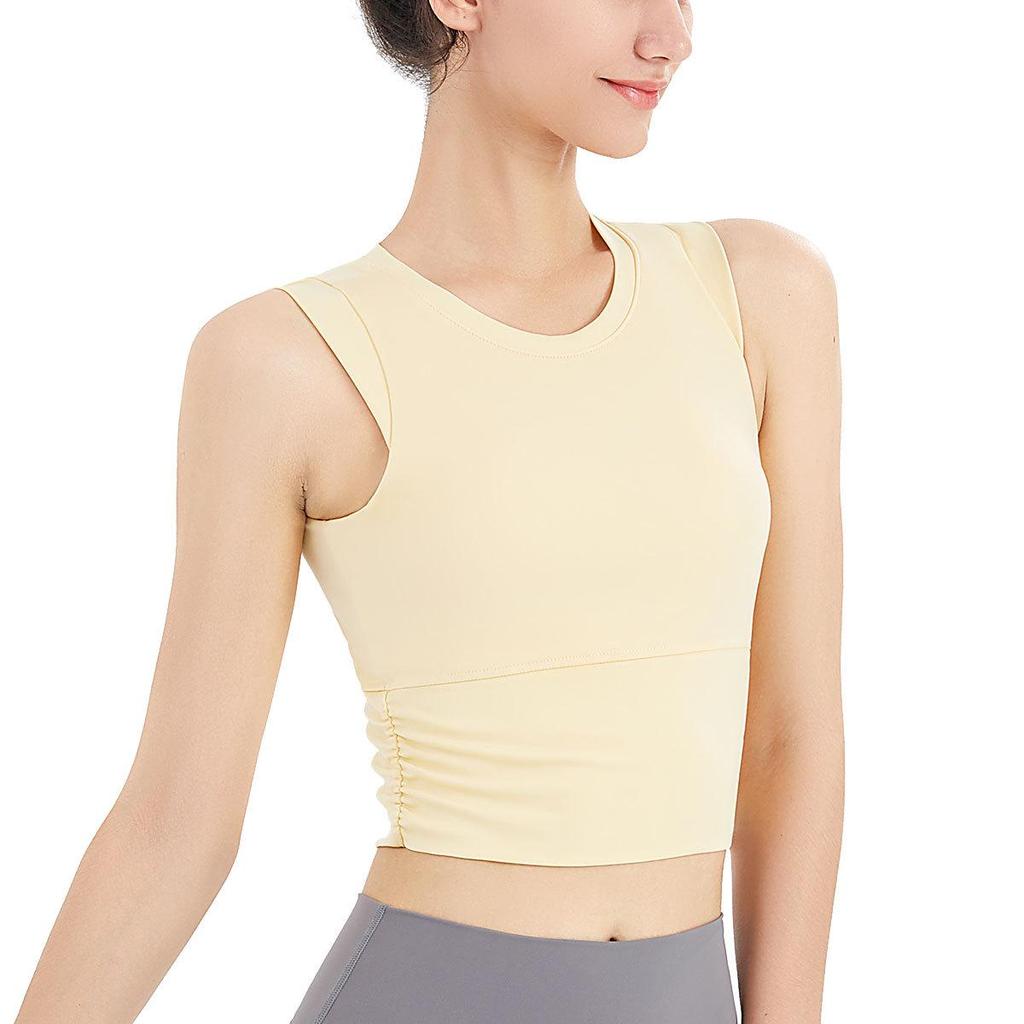 Summer Women's Yoga Sports Bra - Lightweight, Vest-Style Fitness Top