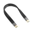 Type C To Type C Cable Male 10Gbps Data Transfer PD100W Fast Charge FPC 4K 60Hz HD Projection Line