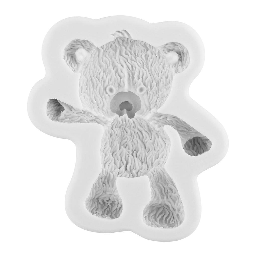 Beer Siliconen Vorm Teddybeer Fondant Vormen Taart Decoratie Gereedschap Cupcake Topper Snoep Hars Klei Chocolade Gumpaste Vorm