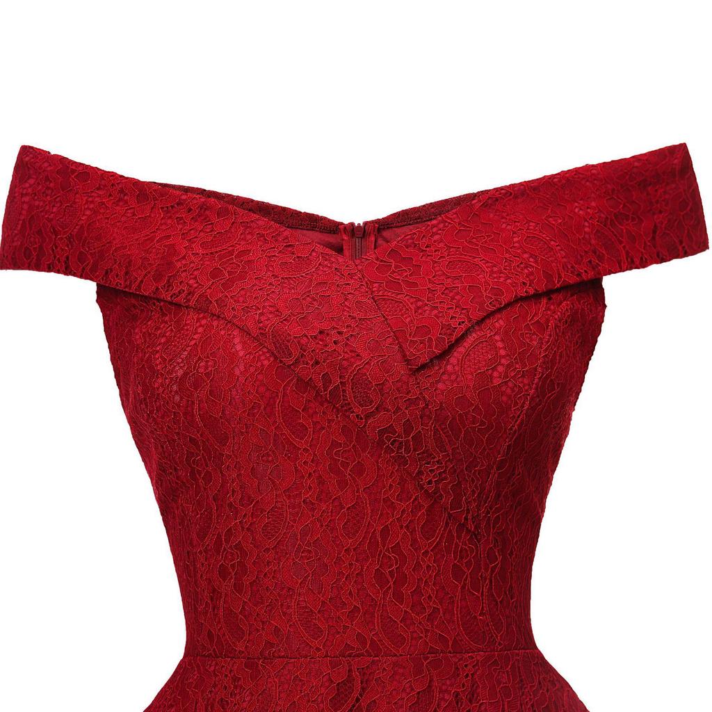 Summer One-Shoulder Lace Dress for Women
