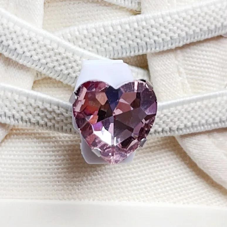 1Pcs Pink Shoelace Charm Buckle for Girls DIY Fashion Sneaker Accessories Shoe Laces Charms Decorations