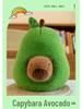 Avocado Capybara Plush Toy - Internet Celebrity Stuffed Animal Doll