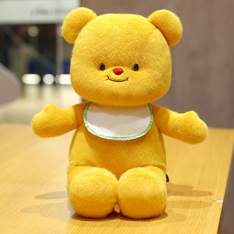 New Cute Butter Cloth Bear Plush Toy Dolls Boys and Girls Sleeping Children's Birthday Gifts