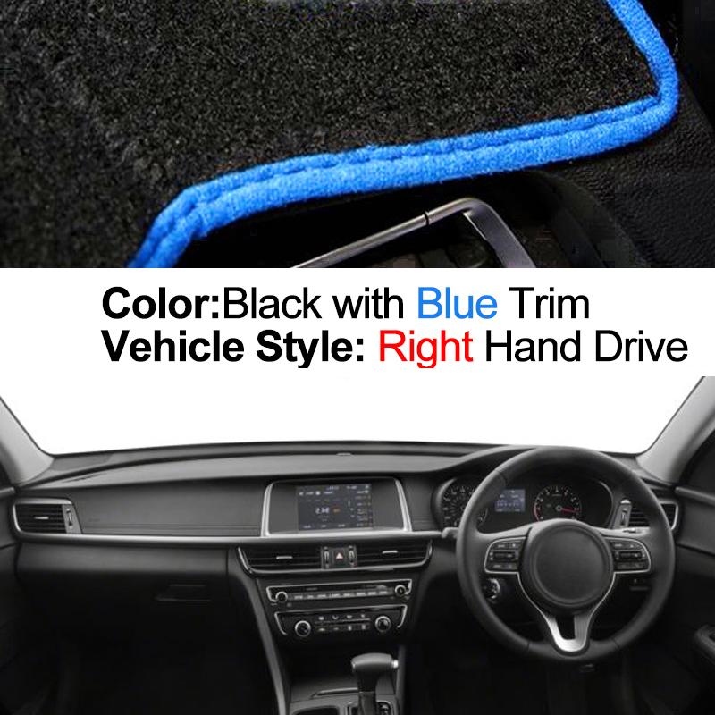 Car Inner Dashboard Cover For KIA Optima K5 JF 2016 - 2020  Auto Dash Mat Carpet Cape Anti-sun Sun shade Dashmat 2017 2018 2019