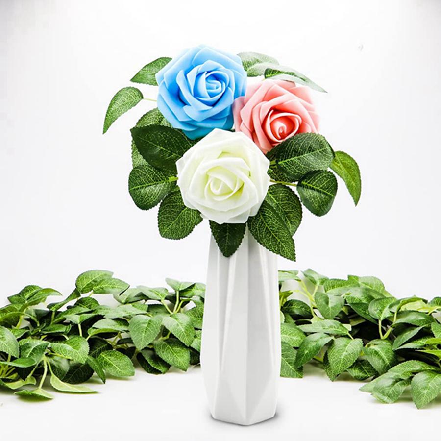 50Pcs Silk Rose Leaves Christmas Decorations Home Diy Gifts Candy Box Wedding Decorative Flowers Wall Wreaths Artificial Plants