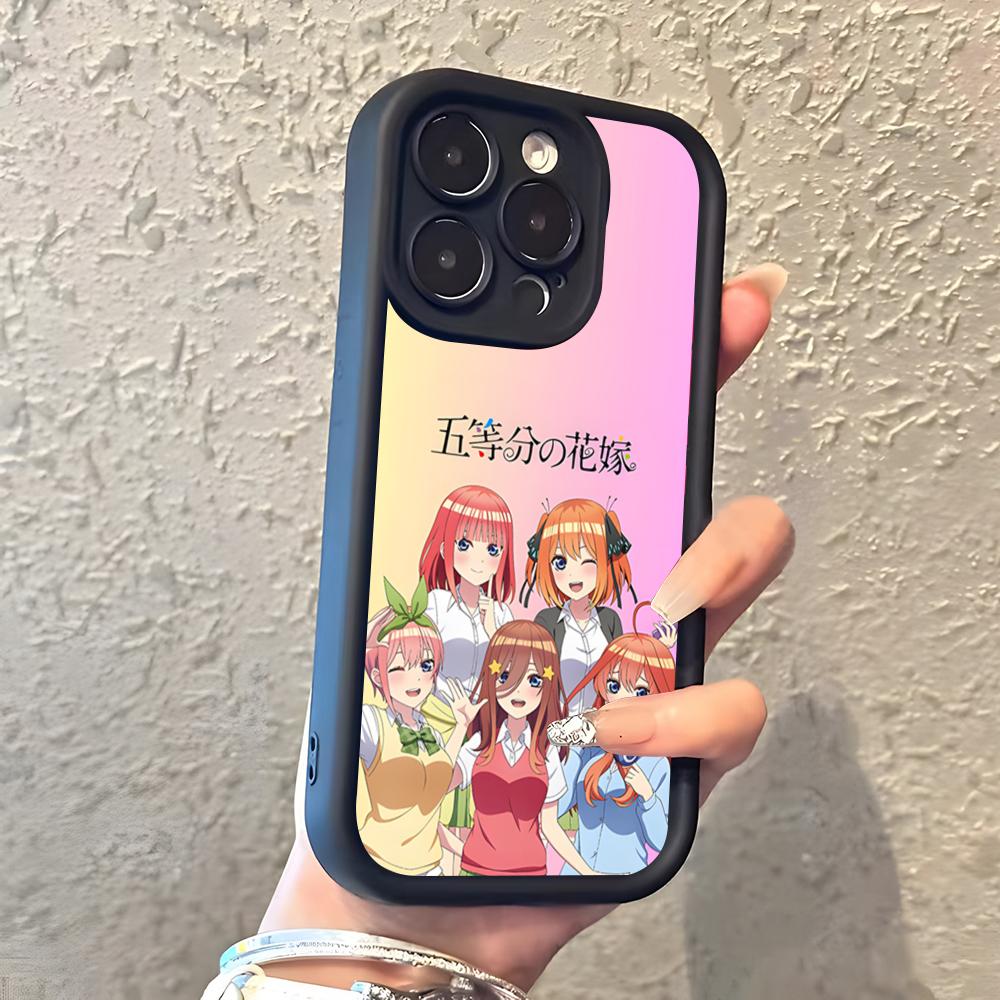 Anime The Quintessential Quintuplets Phone Case For IPhone 17 Pro Max 16 15 14 Pro Max IPhone 13 Pro Max 11 Plus Silicone Cover
