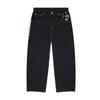 Y2K Harajuku Jeans Goth Vintage Pflaumenblüten Stickerei Muster Weites Bein Hosen Männer Frauen Denim Stoff Amerikanischer Stil Street Wear