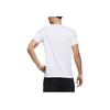 Adidas Sports Lifestyle Series Breathable Straight-Cut Casual Printed Short Sleeve T-Shirt Men Tops White FK4410
