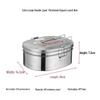 Ru Han Stainless Steel Double-Layer Lunch Box