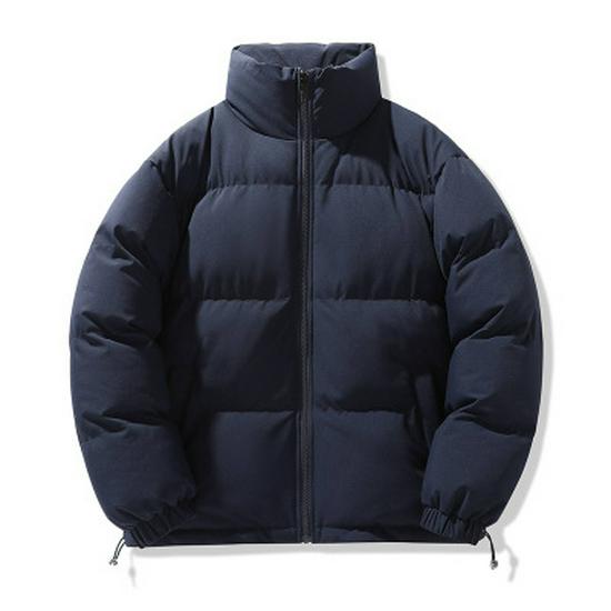 JSEN Trendy Cotton Stand Collar Down Jacket for Men & Women - 2025 Winter Warm Casual Couple Jacket.