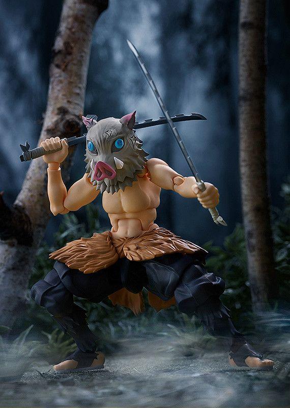 

[USED] figma Hashibira Inosuke DX Edition Demon Slayer Figure Max Factory