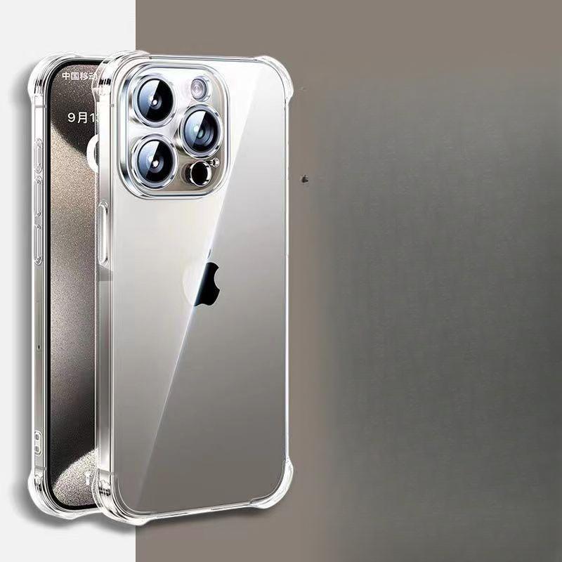 

Чехол для мобильного телефона Apple 16 iPhone 15 Apple 14 Promax Four Corner Airbag Anti-fall 13 Прозрачный 12 Мягкий чехол iphone7P/8P (5.5 inch)