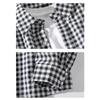 Mens Plaid Loose Long Sleeve Casual Thin Shirt Outerwear