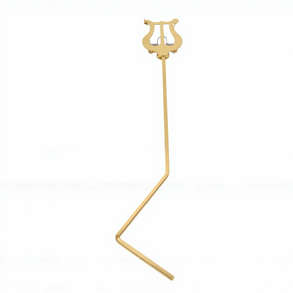 Saxophone Sheet Music Clip 4x4mm Square Socket Gold Copper Sax Sheet Music Holder for Alto Tenor Saxophones