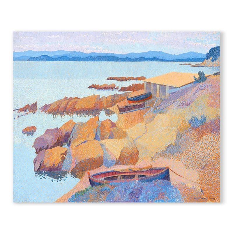 Monet Colour System Landscape Print Wall Art Nordic Village River Alpine Poster Beauty Canvas Painter Living Room Decoration