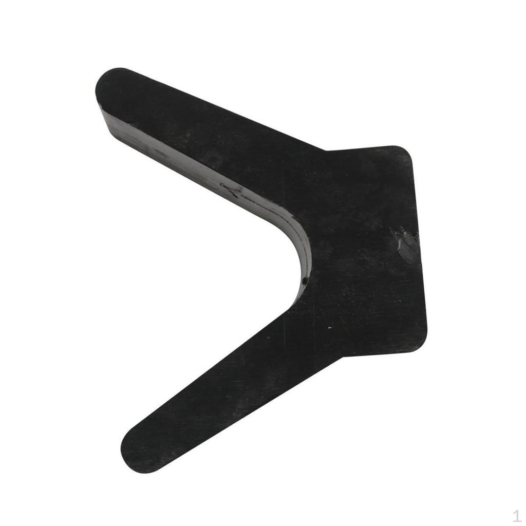 2" V Shaped Boat Trailer Bow Stop Accessories Practical Easy to Use Rubber Replacement for Fishing