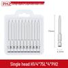 S2 PH2 Strong Magnetic Phillips Screwdriver Bit for Electric Drills and Air Screwdrivers