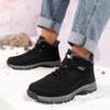 Women's Waterproof Plush Snow Boots - Non-Slip, Wide Fit with Velcro