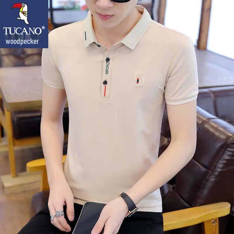 TUCANO Men s Embroidered Lapel Polo Shirt 2XL