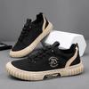 Herren Freizeitschuhe Atmungsaktive Schwarze Sneaker Mode Fahren Gehen Tennisschuhe für Herren Skate Flats Zapatillas Hombre