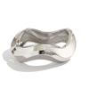 Wind Exaggerated Bracelet Metal Spring Buckle Bracelet Female, Irregular Personality Water Droplet Glossy Wide Bracelet