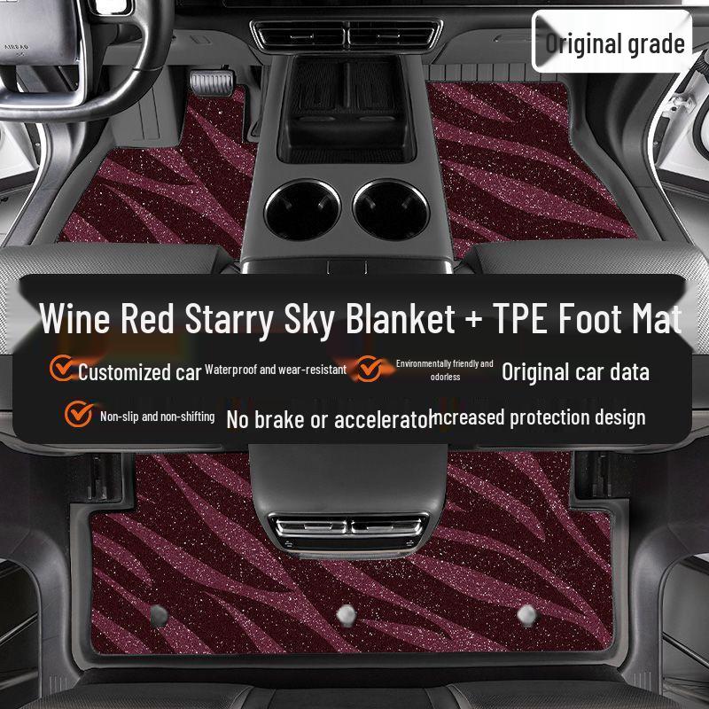 Li Auto L7 TPE Full Coverage Floor Mats - Updated Version for Car Interior Decoration