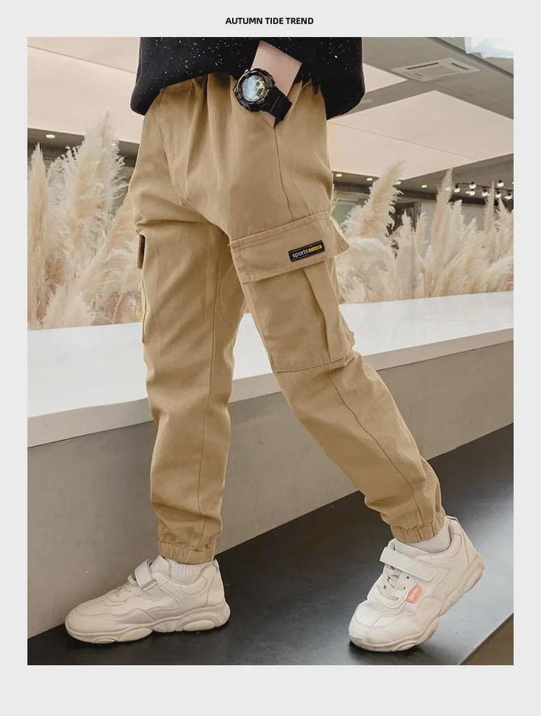 Pantalones de Peto de Moda para Niños Primavera/Otoño 2024 – Pantalones Casuales Elegantes y a la Moda para Niños Grandes