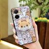 Anti-knock Soft Case Phone Case For Redmi A5 4G/Xiaomi Poco C71 4G Rotatable stand Cartoon Skin feel silicone Simplicity
