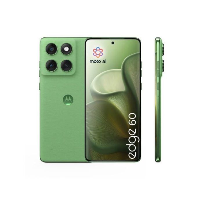 Smartphone Motorola Edge 60 12GB 512GB 5G 50MP Shamrock Verde pOLED IP69