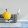 Porcelain Penguin Fruit Sculpture Collectible Ornament Geometric Resin Animal Statue Decorative