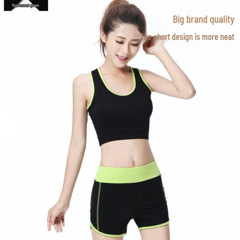 

Women s Spring/Summer Yoga Suit - Cotton Vest & Shorts for Sports, Running, Gym 4XL