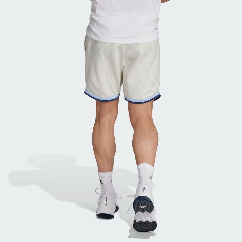 Adidas Clubhouse Premium Tennis Shorts Men Bottoms Mixed White IJ4921