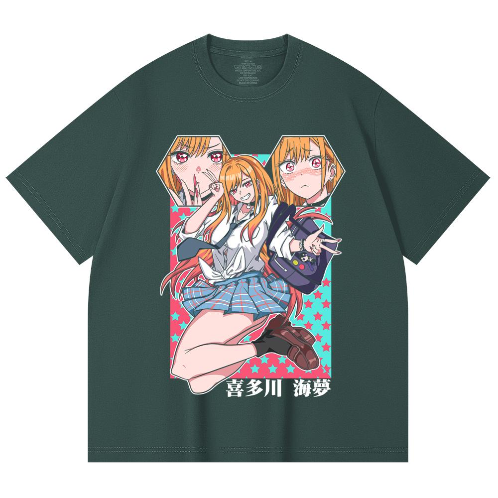 230 Gsm 100% Cotton My Dress Up Darling V3 Marin Print Unisex Heavy Cotton T Shirt