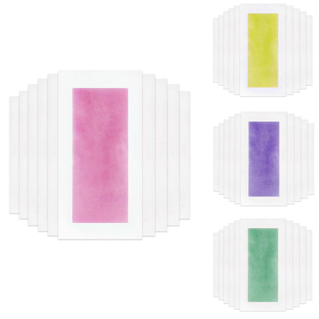 10 Fogli Carta Depilatoria Double-sided Gamba Ascella Braccio Rimozione Rapida Peli Articoli