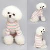Cotton Rainbow Pet Sweater Spring and Autumn Small Dog and Cat Clothing