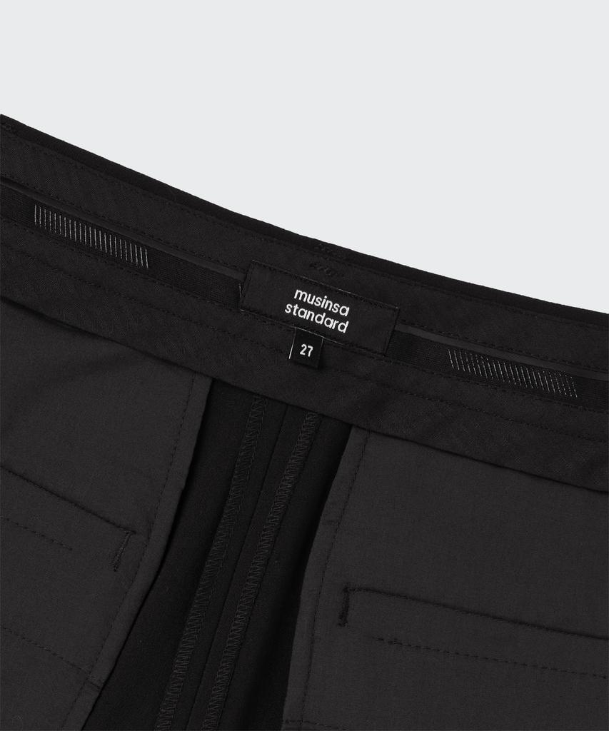 MUSINSA STANDARD WOMAN Women'S Lightweight Skirt Slacks [Black]