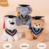 Adorable Graduate Capybara Plush Toy with Cap