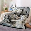 Celtic Raven Flannel Blanket Throw Blanket Soft Warm Sofa Bed Camping Car home Decor Unique Christmas Gift C930228