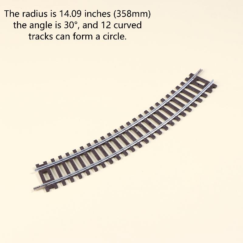 

Ho Scale 1/87 Model Train Track Ho Gauge Railroad Track Straight Curved Switch Track For Diorama Sand Table Diy Scenery Layout A2 Curved