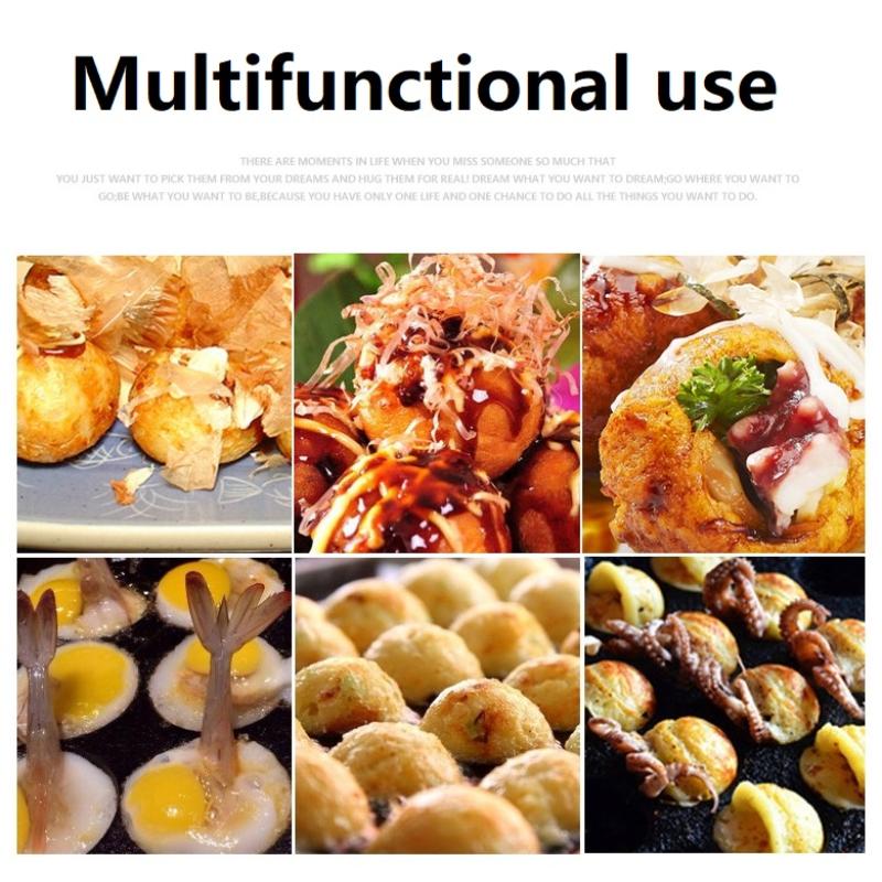 28 Hole Food Grade Non Stick Octopus Meatball Baking Tray, Quail Eggs, Fish Balls, Cakes, Essential For Outdoor Family Picnics