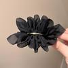 Elegant Chiffon Flower Hairpin for Women - Summer Ponytail Clip & Headdress
