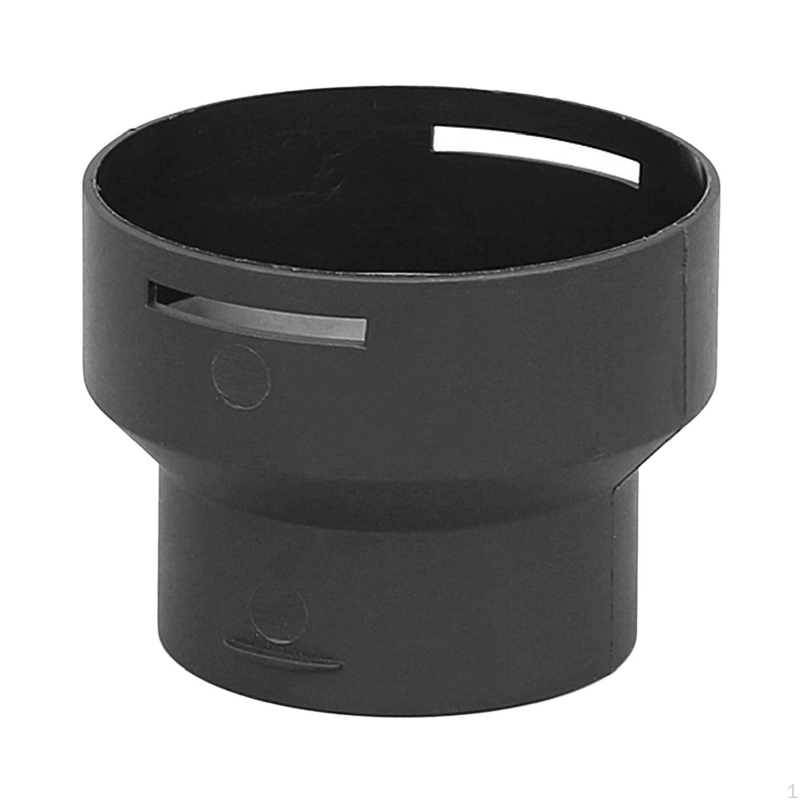 

75mm to 60mm Duct Pipe Reducer Converter Parts Black Accessory Replacement